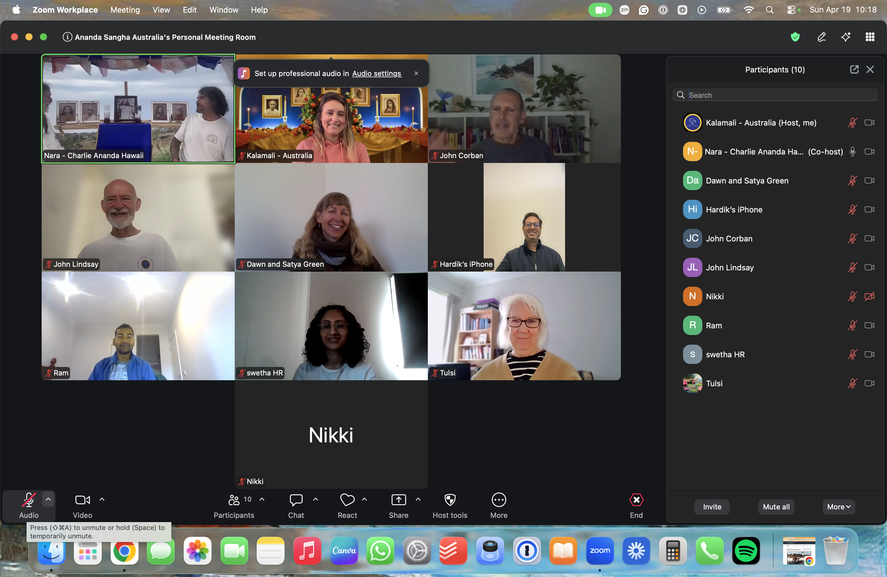 ananda sangha australia board of directors